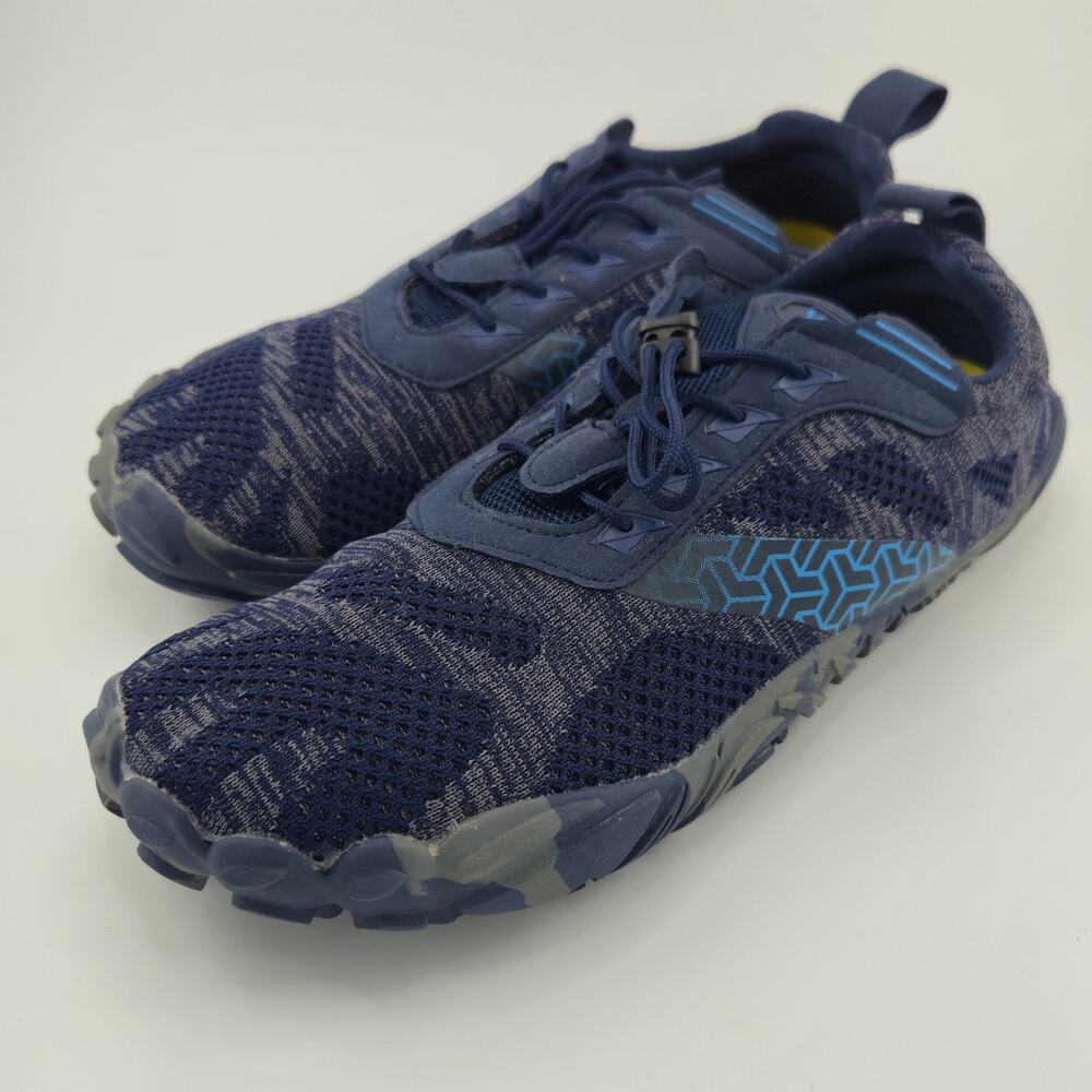 WHITIN Minimalist Trail Men's Size 11.5  EU 45 Blue Gray Running Shoes